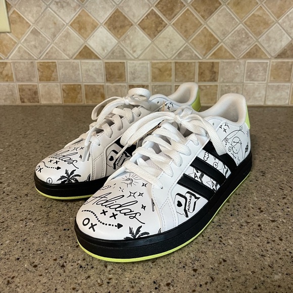 adidas Other - Adidas Youth Grand Court 2.0 Graphic Sneaker Size 6